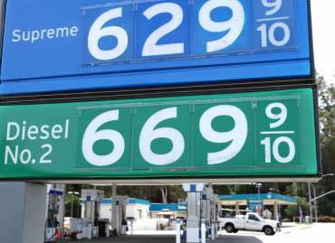 Prices for diesel in the US have skyrocketed since 2020