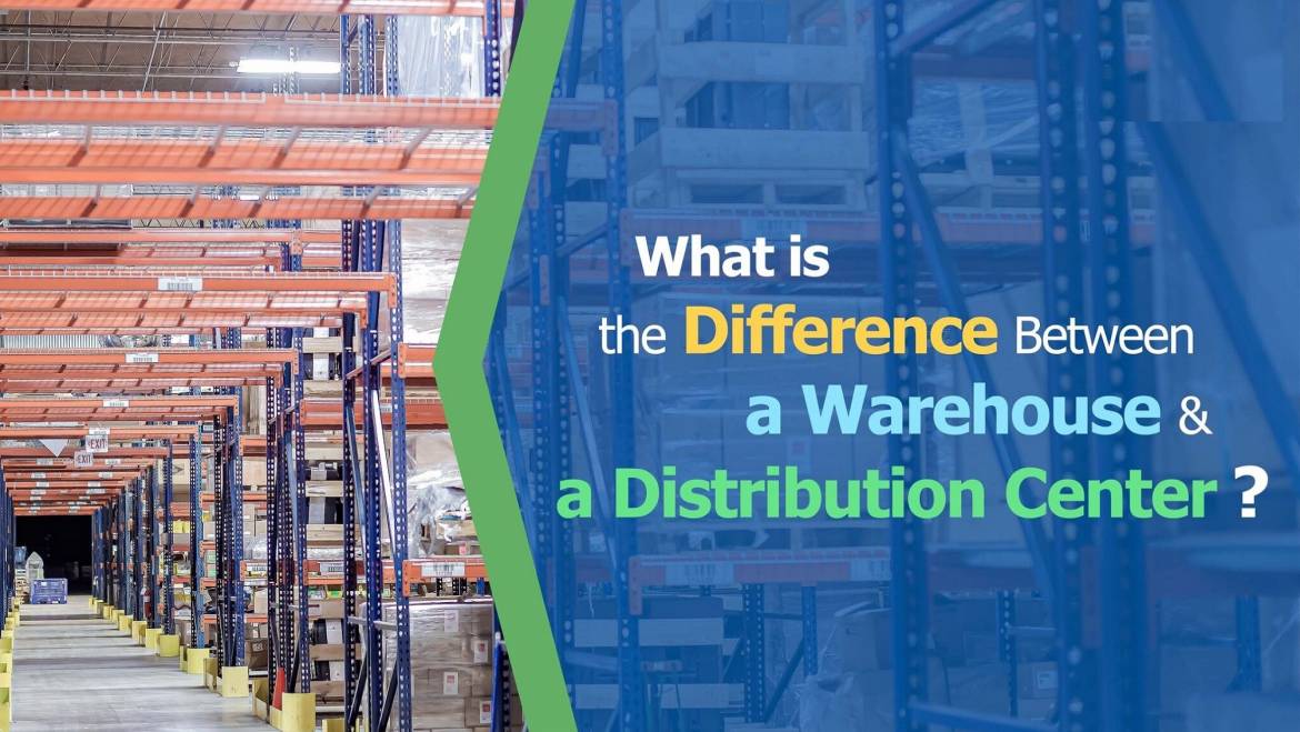 what is the difference between a warehouse and a distribution center