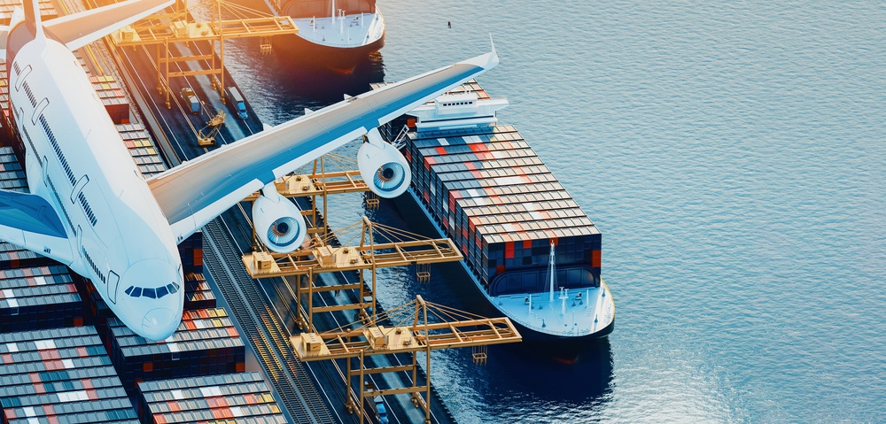 Freight quote options like air, shipping, and motorized transport